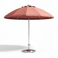 Houten parasol oranje 250 x 250 x 250cm voor buitengebruik