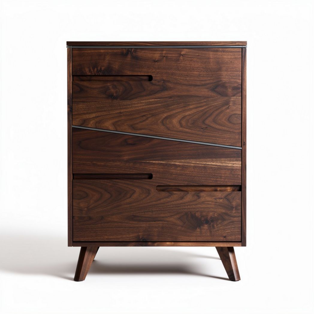 Houten kast met schuifdeuren en een afmeting van 80 x 45 x 100cm