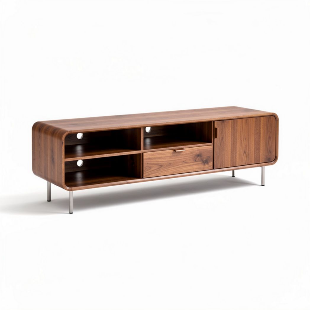 schoenen tv-meubel van glas en metaal zwart 150 x 40 x 50cm